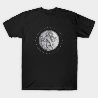 Dark St Christopher Pendant 01 T-Shirt